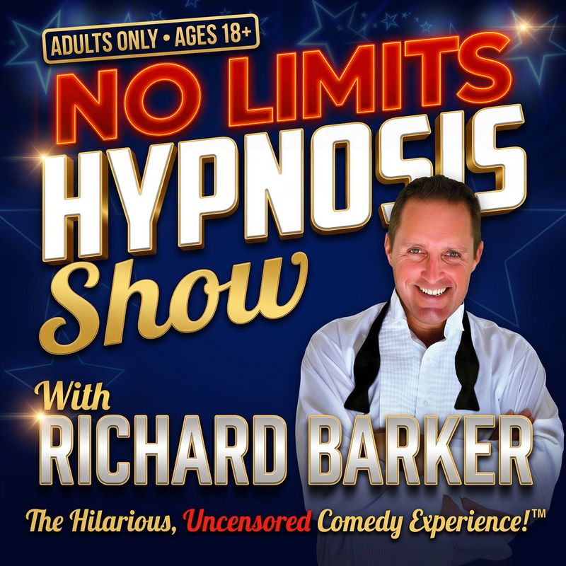 No Limits Hypnosis Show square poster